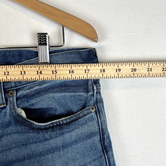 J Crew 770 Jean Men 34x30 Straight Fit Dark Wash Blue Classic Denim‎ J.Crew - Picture 8 of 12